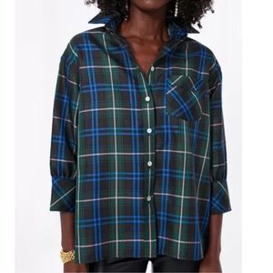 Tuckernuck Plaid Aldair Blouse